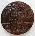 Button, wood, American or European