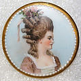 Button, porcelain, British
