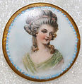 Button, porcelain, British