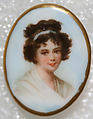 Button, porcelain, American or European
