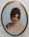 Button, porcelain, American or European