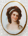 Button, porcelain, American or European