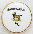 Button, porcelain, American or European