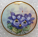 Button, porcelain, American or European
