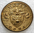 Button, metal, American or European