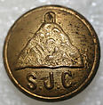 Button, metal, American or European