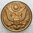 Button, metal, American or European