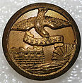 Button, metal, American or European