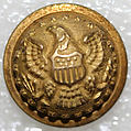 Button, metal, American or European