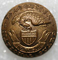 Button, metal, American or European