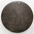 Button, metal, British