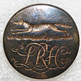 Button, metal, British