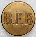 Button, metal, British