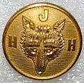 Button, metal, British