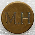 Button, metal, British