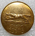 Button, metal, British