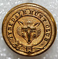 Button, metal, British