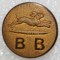 Button, metal, British