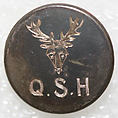 Button, metal, British