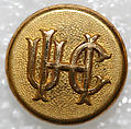 Button, metal, British