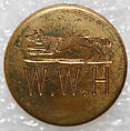 Button, metal, British