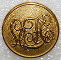 Button, metal, British