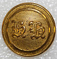 Button, metal, British