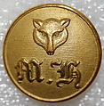 Button, metal, British