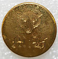 Button, metal, British