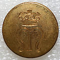 Button, metal, British