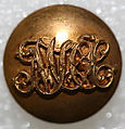 Button, metal, British