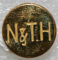 Button, metal, British