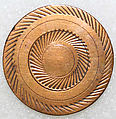 Button, wood, bone, American