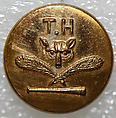 Button, metal, British