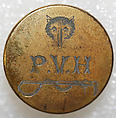 Button, metal, British
