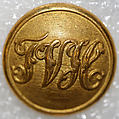 Button, metal, British