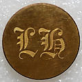 Button, metal, British