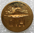 Button, metal, British