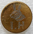 Button, metal, British