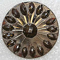 Button, metal, French