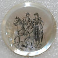Button, mother-of-pearl, British