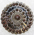 Button, metal, French