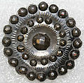 Button, metal, French