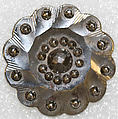 Button, metal, French