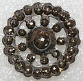 Button, metal, French
