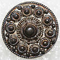 Button, metal, European