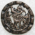 Button, metal, European