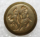 Button, metal, American or European