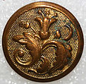 Button, metal, American or European
