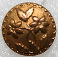 Button, metal, American or European